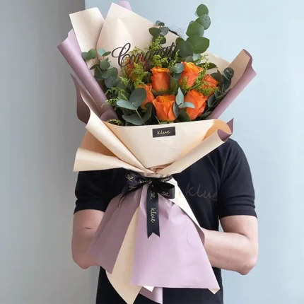 Congrats - Apricot Bouquet