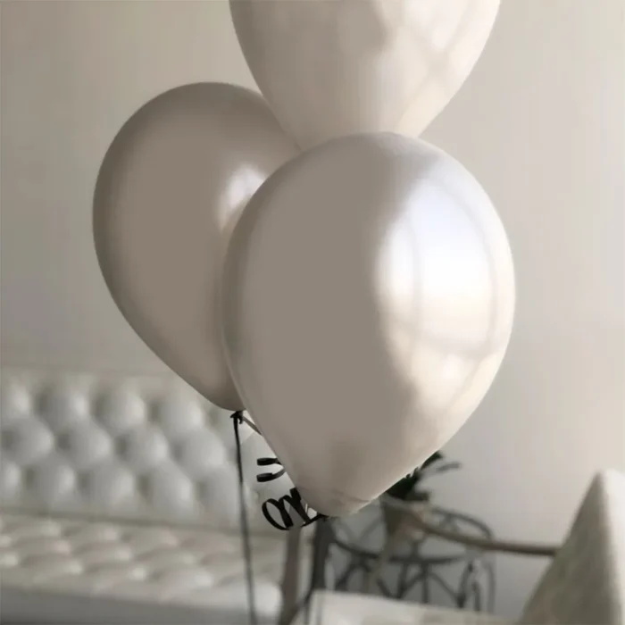 Grey Helium Balloons