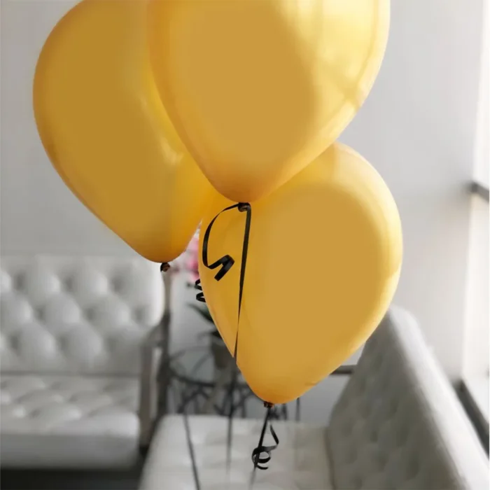 Yellow Helium Balloons