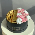 Cotton and Baby pink chocoflower