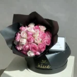 Chocolate Pink Flowers Box