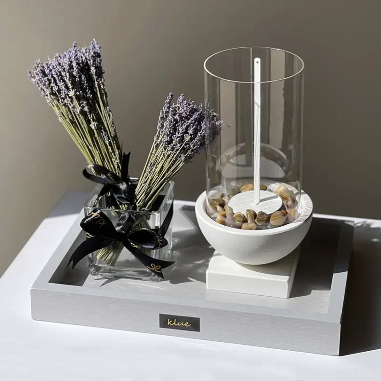 Lavender and Glass Heater Tray