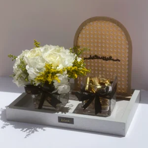 Eid Mubarak - Flower & Chocolate Tray