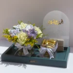 Recovery - Blue Flower and Chocolate Tray