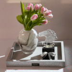 Pink Tulip Tray