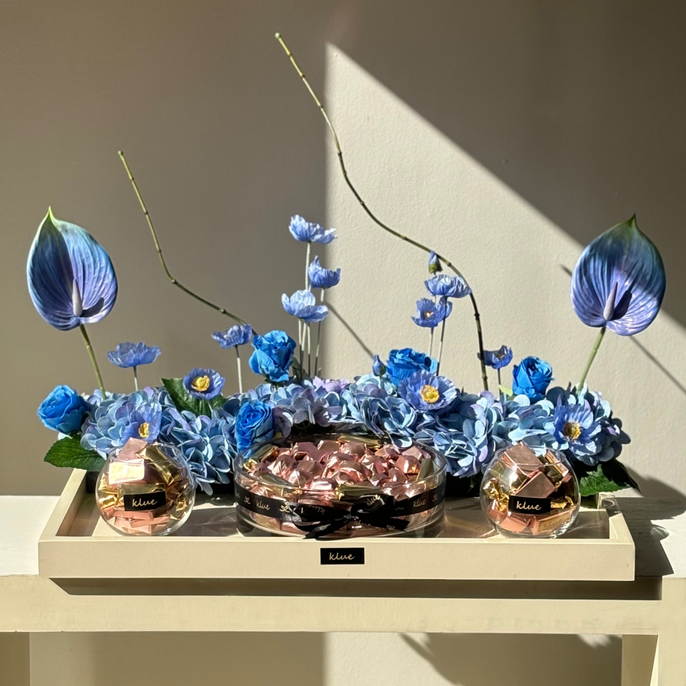 Blue Deluxe Tray (1) Blue Deluxe Tray