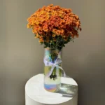 Orange Bloom Vase