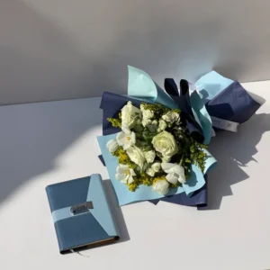 Secret Notebook & Blooms Bouquet