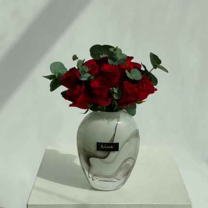 Velvet Red Vase