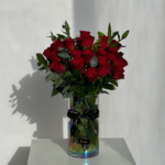 Red Symphony Vase