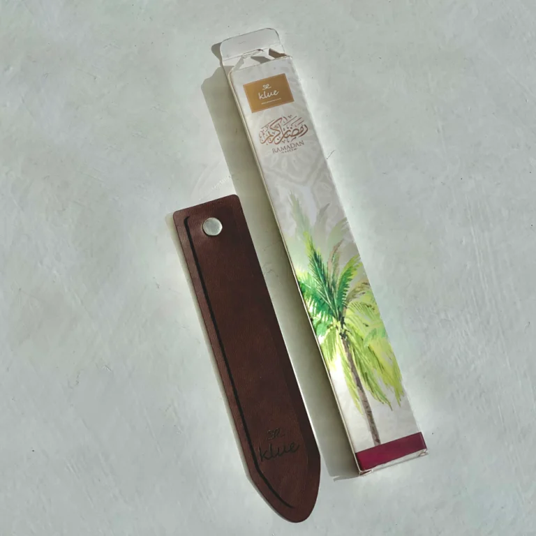 Tawziat Leather Bookmark