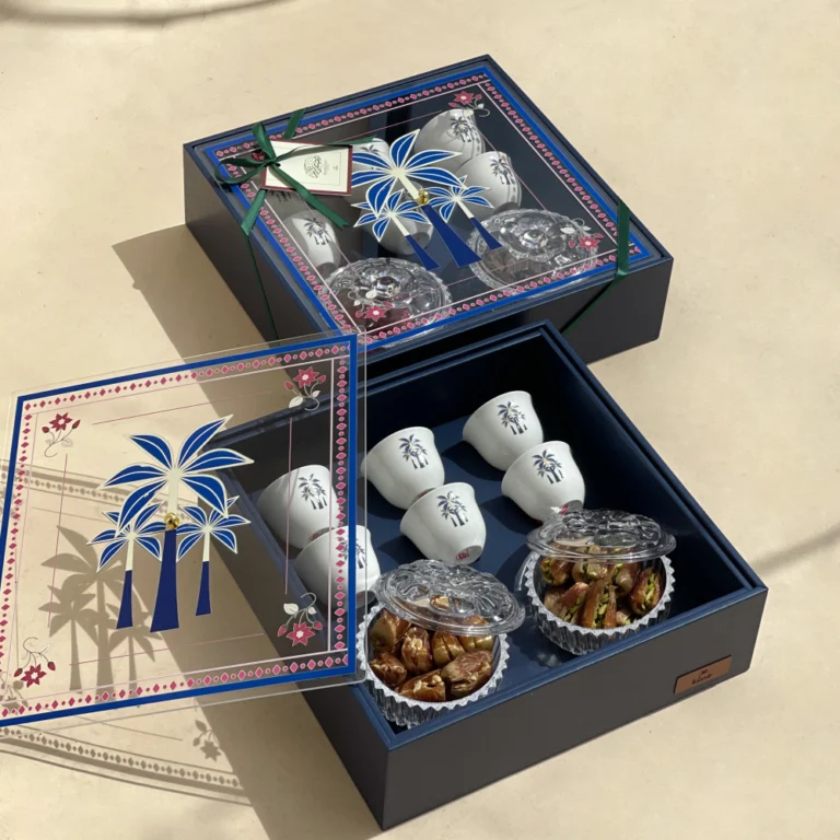 صندوق قهوة وتمور رمضان
