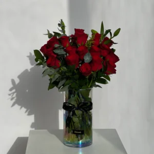 Red Symphony Vase