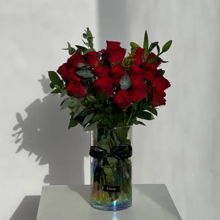 Red Symphony Vase