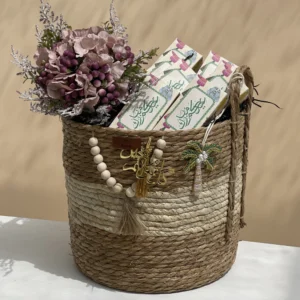 Eid Mubarak - Eid's Basket /Tawizat (Artificial Flower)