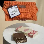Eid Mubarak - Bar Chocolate in Orange Pouch